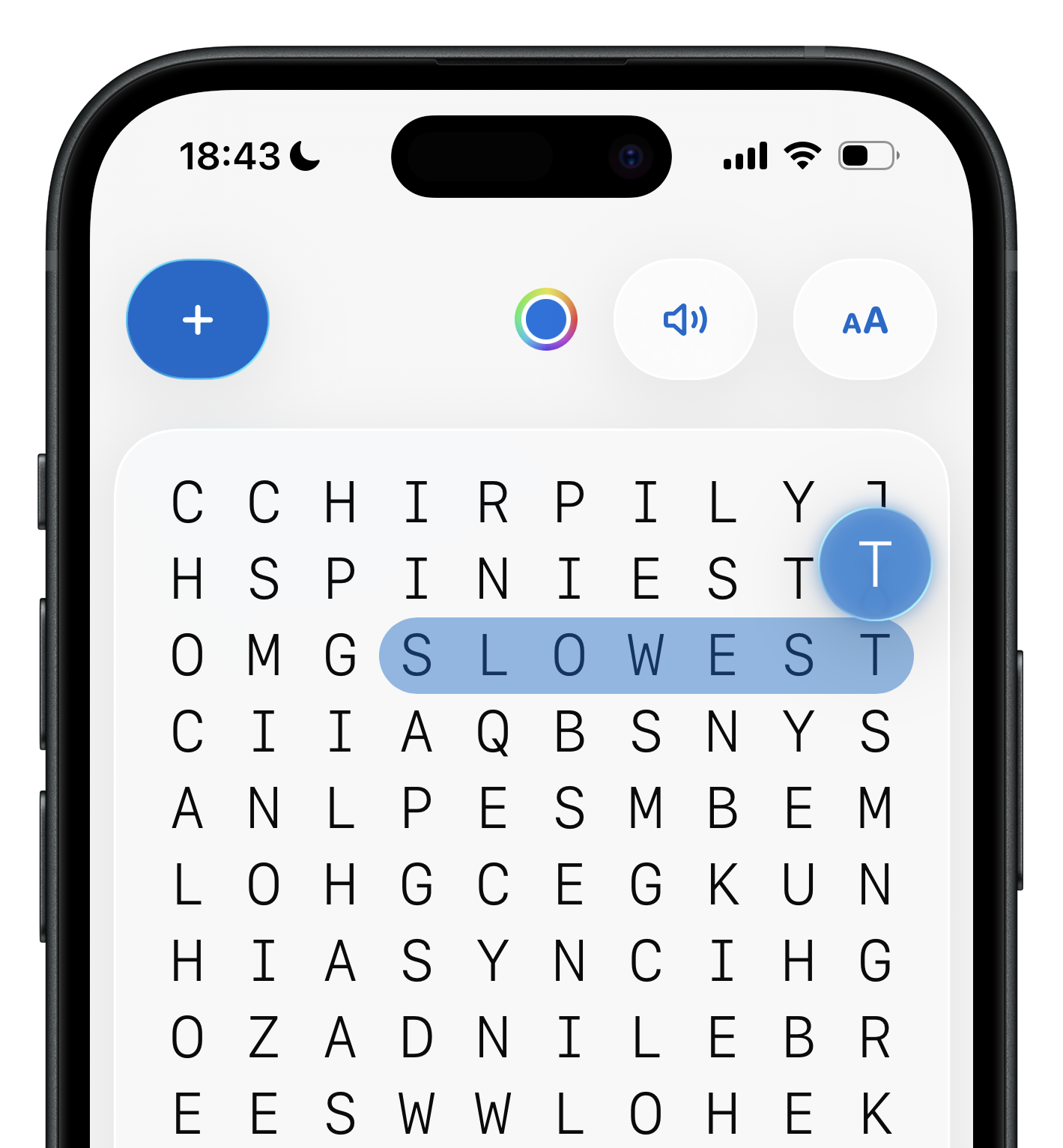 Word search game iPhone
